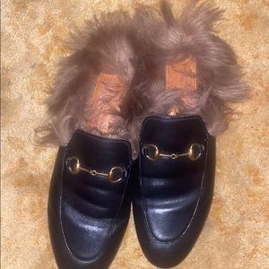 Gucci Princetown leather slipper